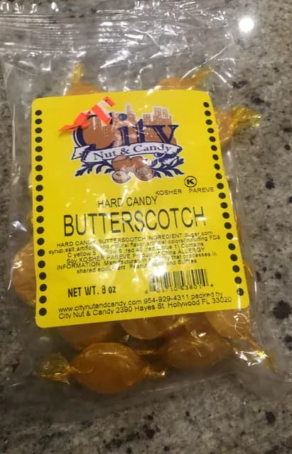 Nut & Candy City Butterscotch Hard Candy