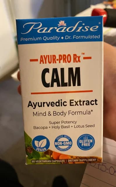 Paradise Ayur-Pro-Rx Calm Ayurvedic Extract