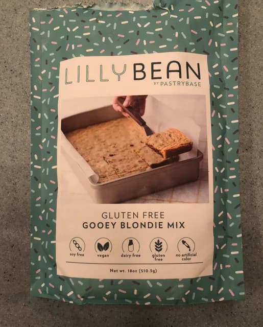 Lilly Bean Gluten Free Gooey Blondie Mix