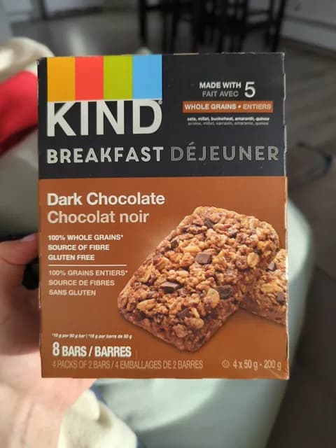 Kind Dark Chocolate Breakfast Bars