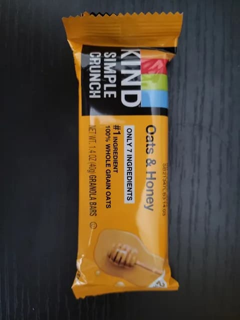 Kind Simple Crunch Oats & Honey Granola Bars