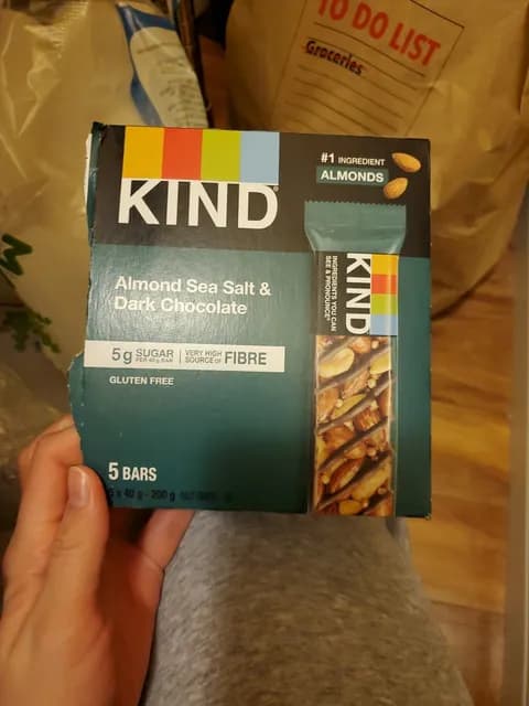 Kind Gluten Free Almond Sea Salt & Dark Chocolate Bars