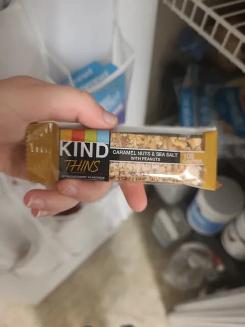 Kind Thins Caramel Nuts & Sea Salt With Peanuts Bar