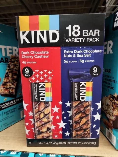 Kind 18 Bar Variety