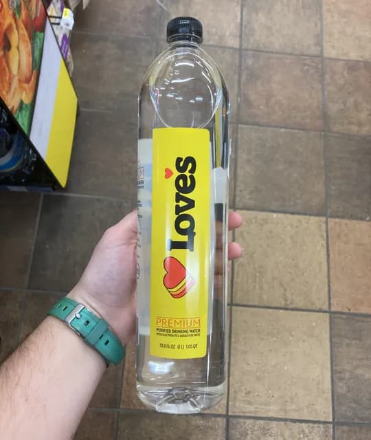 Love'S Premium Purified Drinking Water With Electrolytes Added For Taste