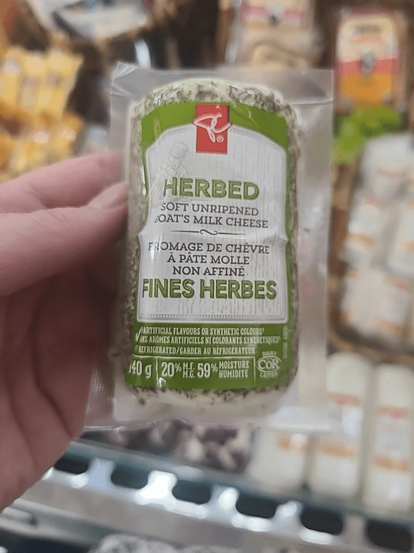 Pc Herbed Soft Unripened Goat'S Milk Cheese