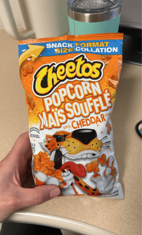 Cheetos Popcorn Cheddar Flavour