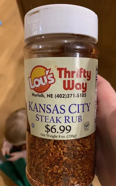 Lou'S Thrifty Way Kansas City Steak Rub