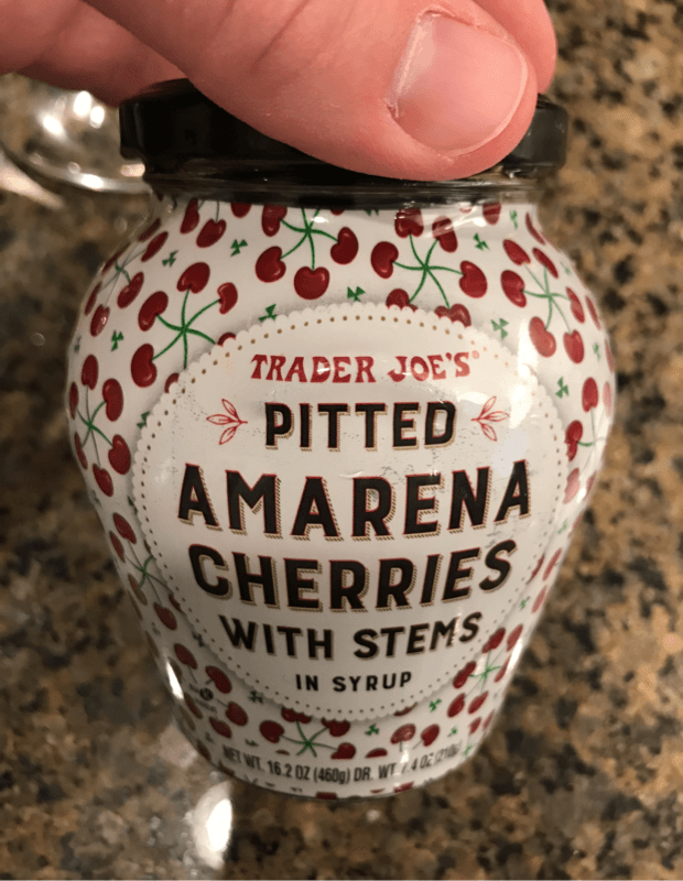 Trader Joe'S Pitted Amarena Cherries With Stems In Syrup