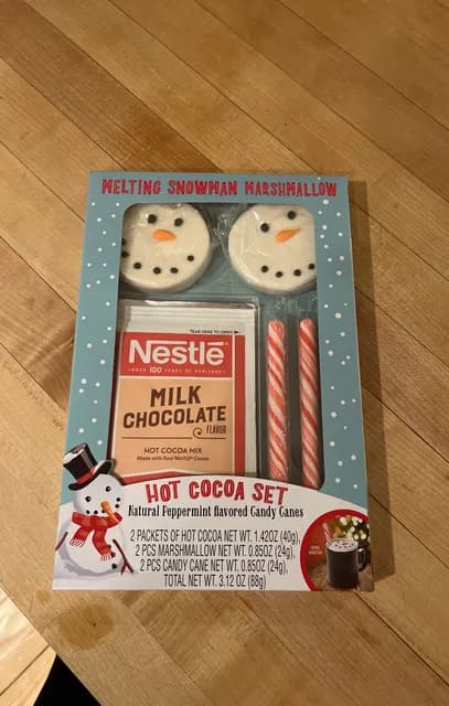 Candyrific Hot Cocoa Set: Packets Of Hot Cocoa, Marshmallow, Candy Cane