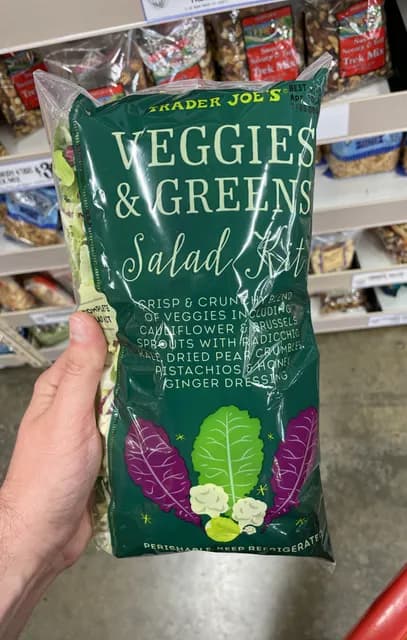 Trader Joe'S Veggies & Greens Salad Kit