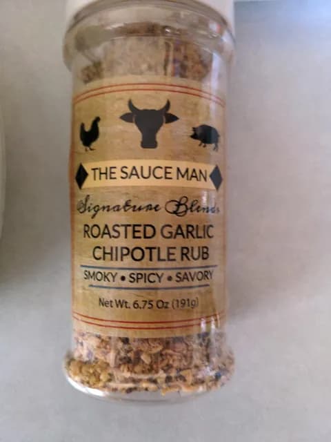 The Sauce Man Signature Blends Roasted Garlic Chipotle Rub