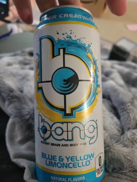 Bang Limoncello Blue & Yellow Potent Brain And Body Fuel