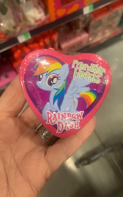 Boston America My Little Pony Rainbow Dash Blue Raspberry Flavored Friendship Hearts