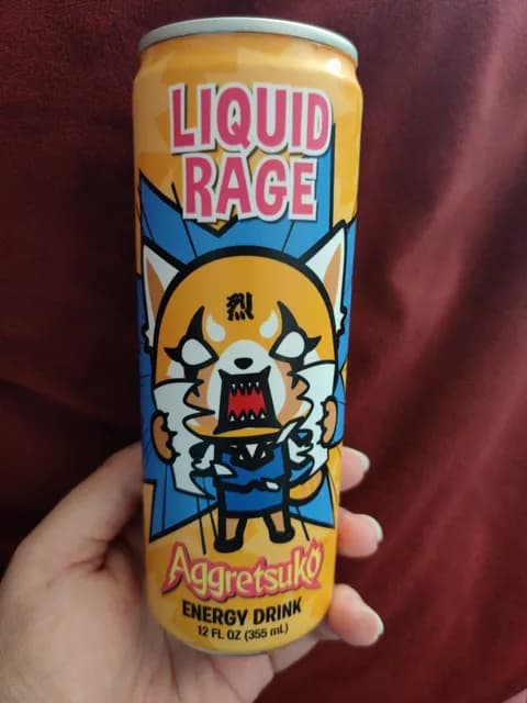Aggretsuko Liquid Rage Energy Drink