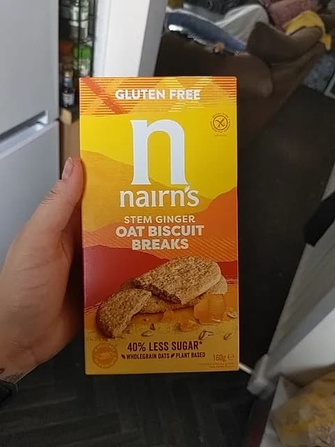 Nairn'S Stem Ginger Oat Biscuit Breaks