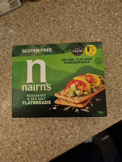 Nairn'S Rosemary & Sea Salt Flatbreads
