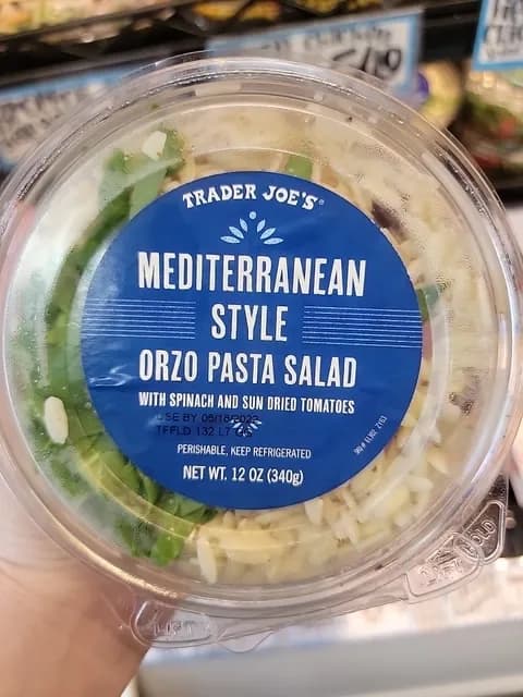 Trader Joe'S Mediterranean Style Orzo Pasta Salad