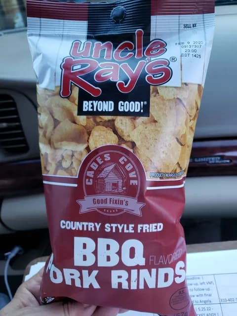 Uncle Ray'S Country Style Fried Bbq Pork Rinds
