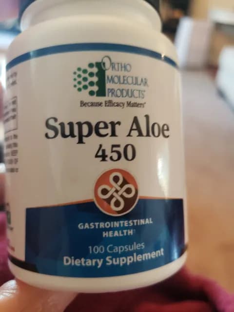 Ortho Molecular Products Super Aloe 450 Capsules