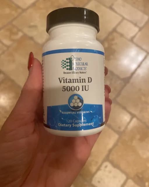 Ortho Molecular Products Vitamin D 5000 Iu Essential Vitamins