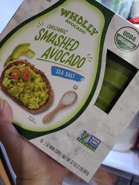 Wholly Avocado Organic Smashed Avocado Sea Salt