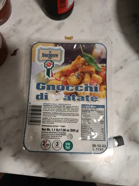 Barbiero Gnocchi Di Patate