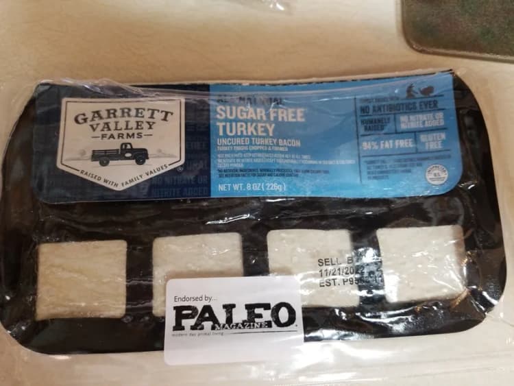 Garrett Valley Farms All Natural Uncured Turkey Bacon