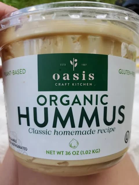 Oasis Craft Kitchen Organic Hummus