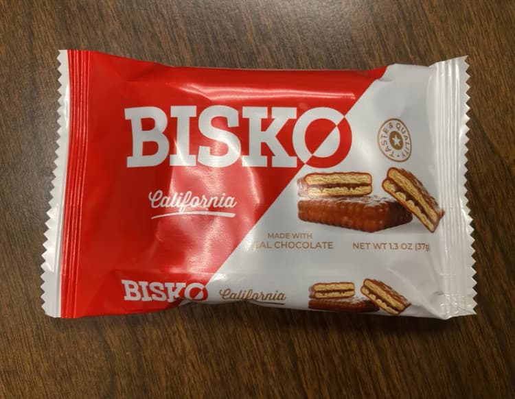 Bisko California Made With Real Chocolate