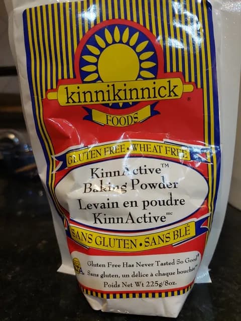 Kinnikinnick Foods Gluten Free Wheat Free Kinnactive Baking Powder