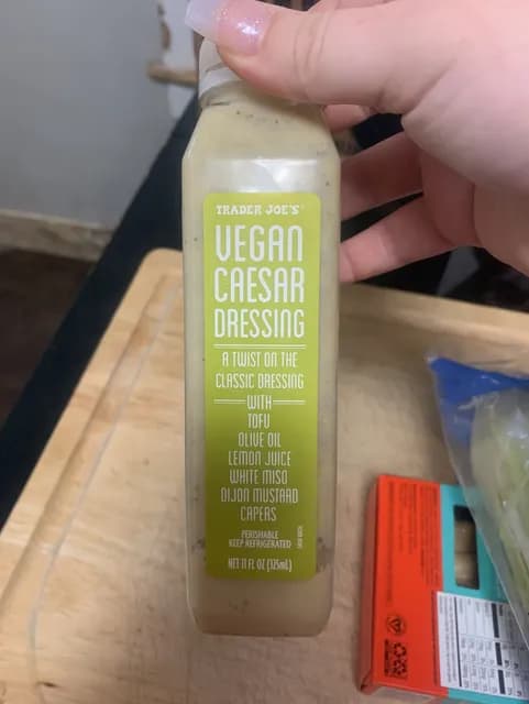 Trader Joe's Vegan Caesar Dressing