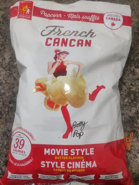 French Cancan Betty Pop Movie Style Butter Flavour