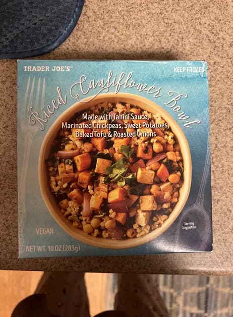 Trader Joe's Riced Cauliflower Bowl