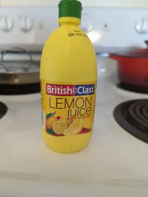 British Class Lemon Juice From Concentrate
