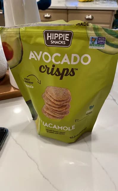 Hippie Snacks Avocado Guacamole Crisps