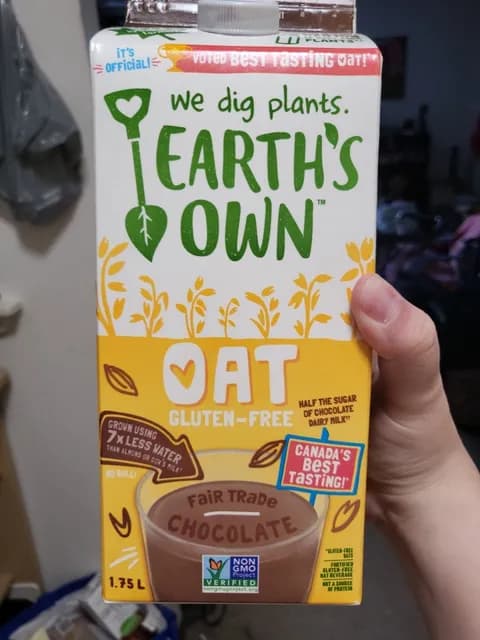 Earth'S Own Oat Gluten-Free Chocolate Beverage