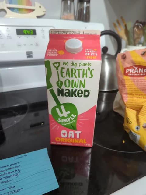 Earth'S Own Naked Oat Original