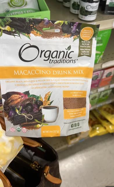 Organic Traditions Macaccino Drink Mix