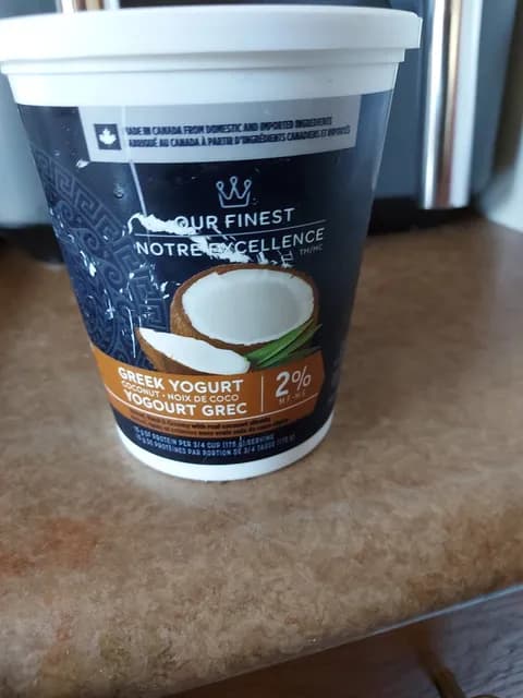 Our Finest Coconut Greek Yogurt