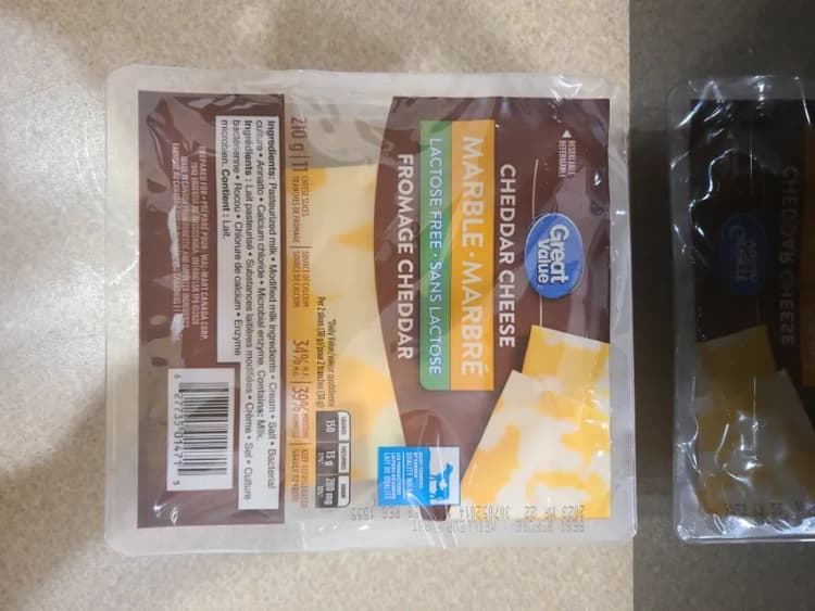 Great Value Marble Cheddar Cheese