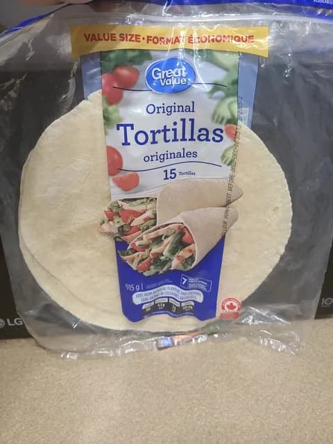 Great Value Original Tortillas