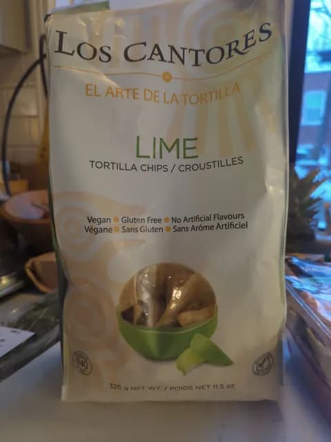 Los Cantores Lime Tortilla Chips