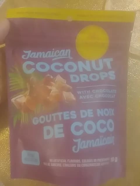 Tropix Jamaican Coconut Drops With Chocolate