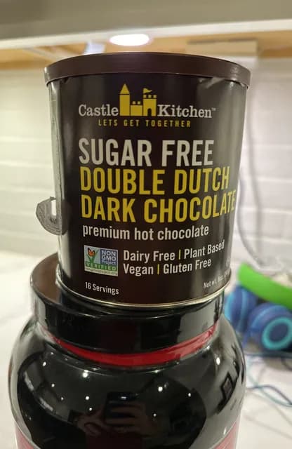 Castle Kitchen Double Dutch Premium Hot Dark Chocolate, Sugar Free