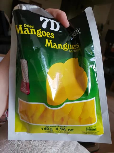 7D Dried Mangoes