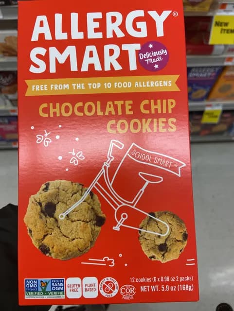 Allergy Smart Chocolate Chip Cookies