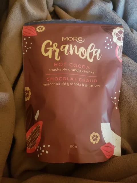 More Granola Hot Cocoa Snackable Granola Chunks
