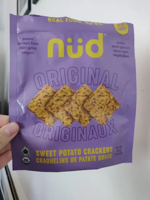 Nud Original Sweet Potato Crackers