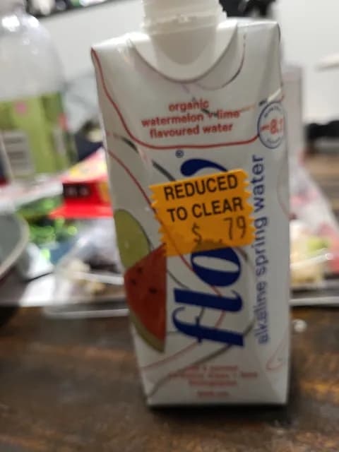 Flow Organic Watermelon + Lime Flavored Alkaline Spring Water